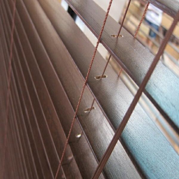 Paulownia persianas de madeira, venda quente de madeira cortina cortinas fornecedor na china