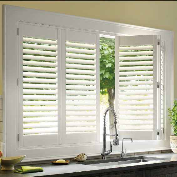 oem Louver shutters in china, High quality PVC fauxwood shutter