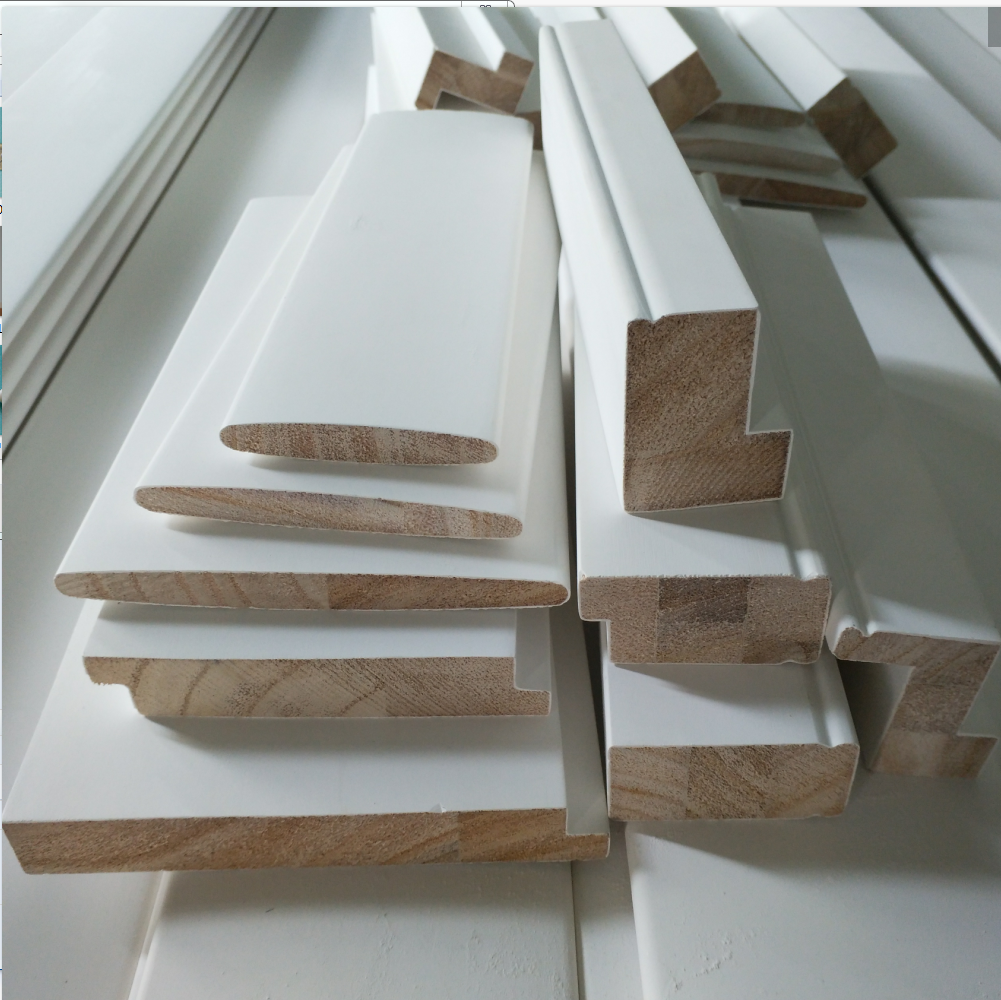 Componentes del obturador de madera del álamo, listones de persianas de madera proveedor china