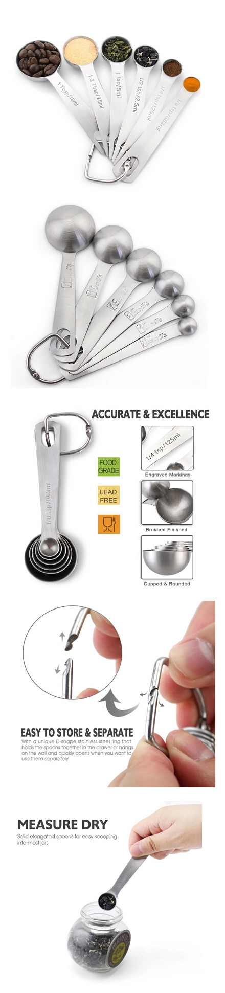 Stainless Steel measuring spoon 