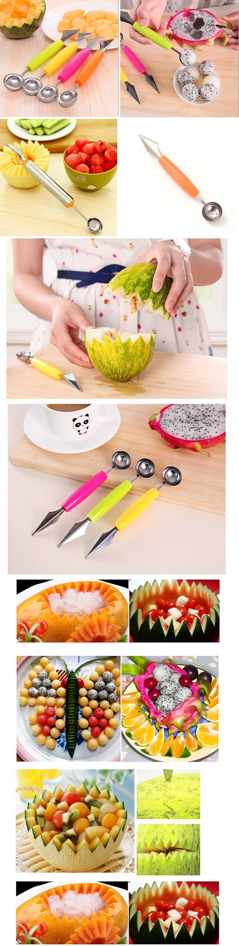 Stainless Steel Fruit Carving Knif