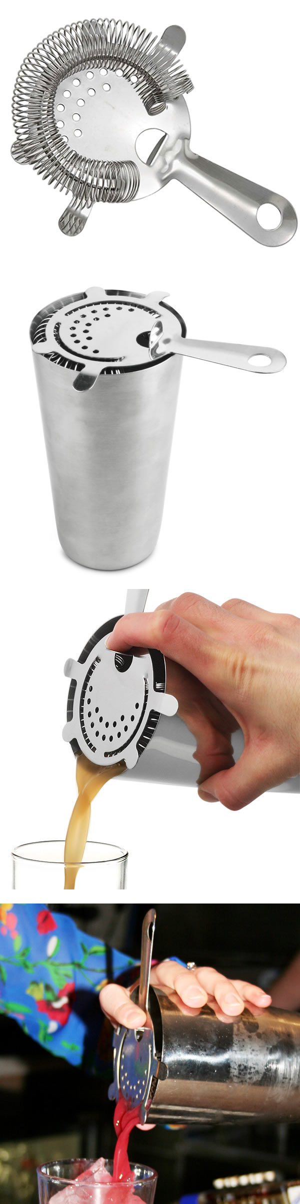 Stainless Steel cocktail strainer
