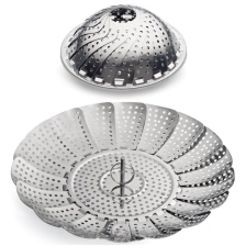 porcelana 100% de acero inoxidable de alta calidad vegetal Cocina Deluxe Steamer Basket fabricante