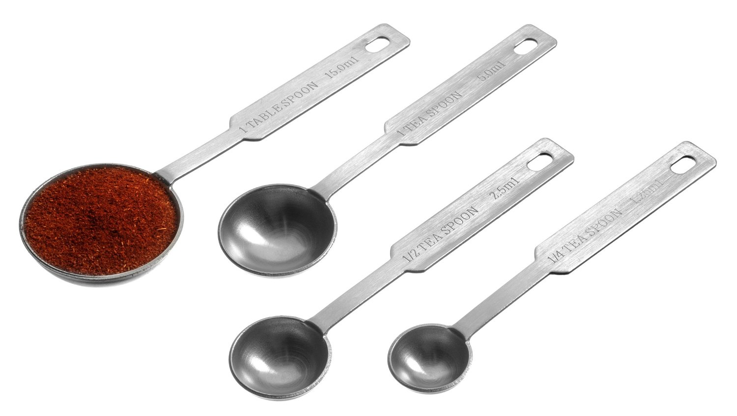 Précise en acier inoxydable de mesure Spoon Set