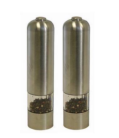 Automatic Stainless Steel Pepper Mill and Salt Grinder