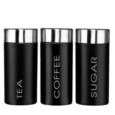 China Black Tea, Coffee and Sugar Canisters manufacturer