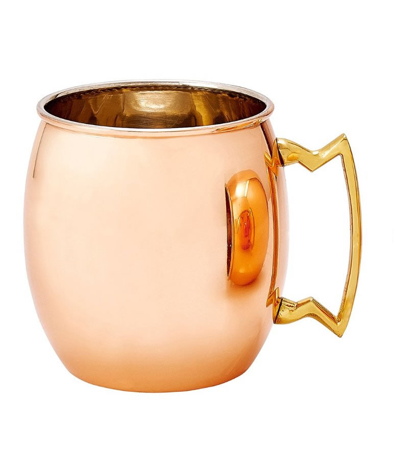 Cobre banhado aço inoxidável Moscow Mule Copper Cup