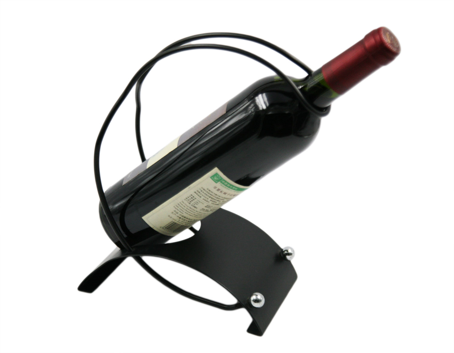 Creative design en acier inoxydable vin titulaire Wine Rack EB-BT44