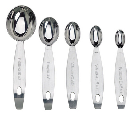 Deluxe Stainless Steel Measuring Cup and Measuring Spoon Set