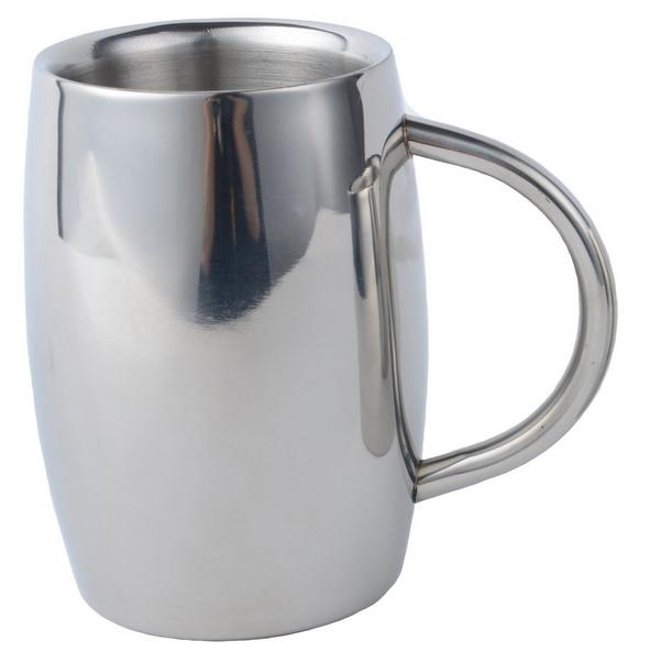 ダブルウォールコーヒーマグステンレス鋼のティーカップ