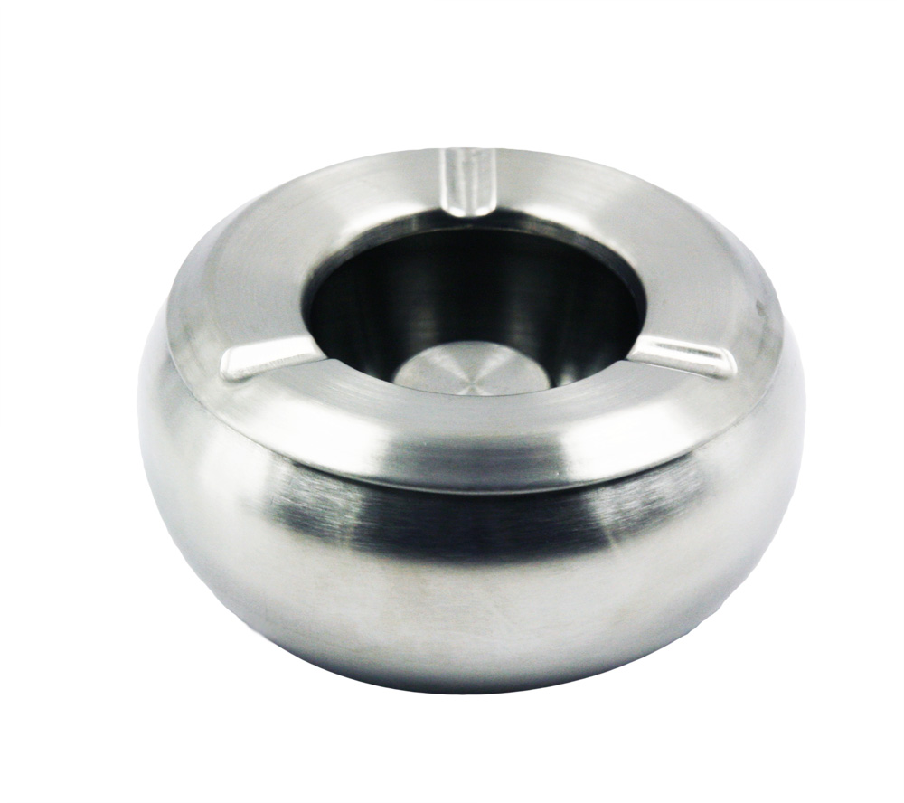 Forme tambour en acier inoxydable Cendrier EB-A17