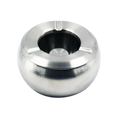 porcelana Forma Tambor de acero inoxidable Cenicero EB-A17 fabricante
