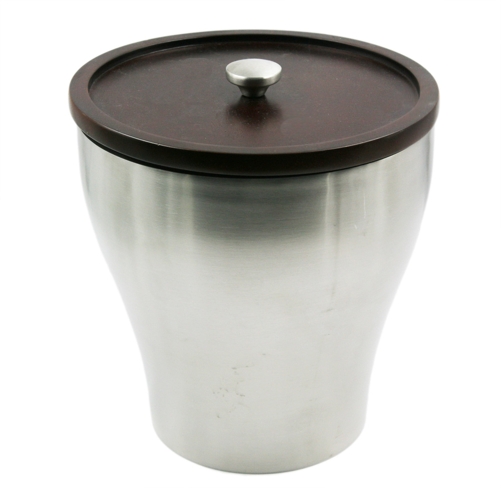 Elegant Stainless steel wooden lid  Ice bucket  EB-BC65