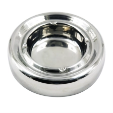 China Essentials Round Stainless steel  double wall ashtray EB-A07 manufacturer