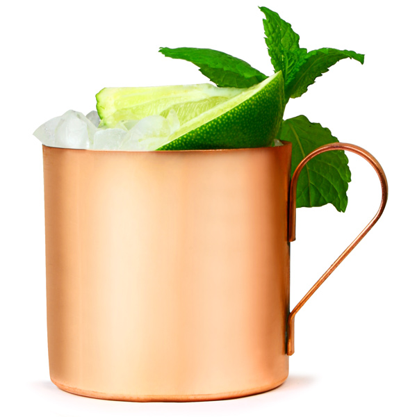 Handled Moscow Mule Coupe du cuivre