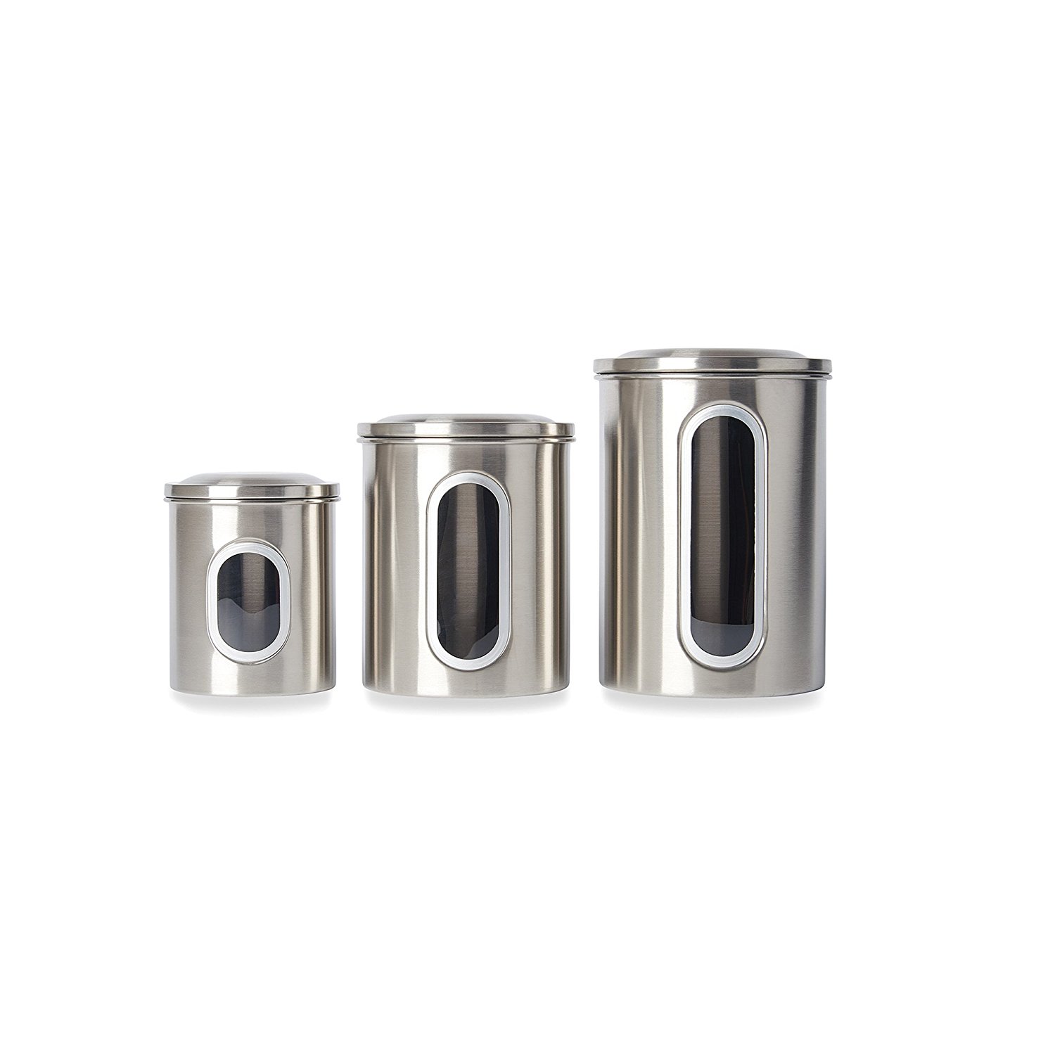 Hochwertige Edelstahl-Food Storage Kanister Set mit abnehmbaren luftdichten Deckel