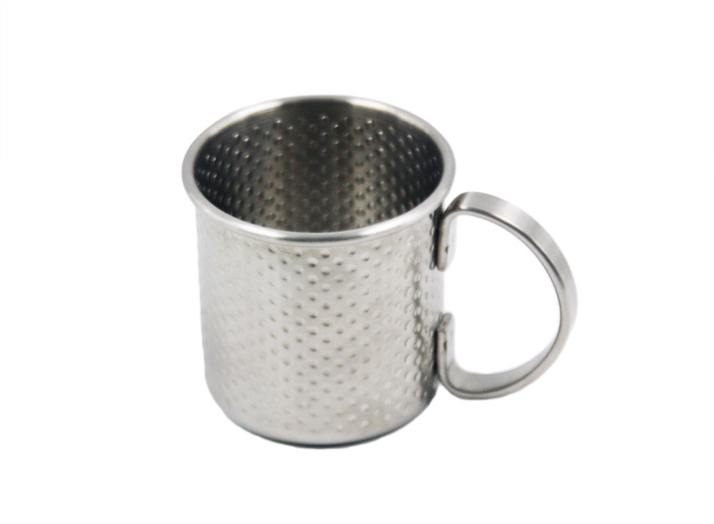 High quality Stainless steel hammer effect Beer mug Drink cup EB-C50