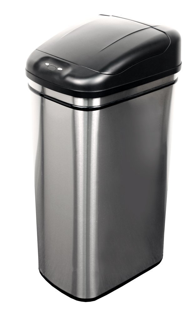 Инфракрасный Бесконтактный Автоматический датчик движения с открытой крышкой Trash Can, мусор из нержавеющей стали могут EP-P0070