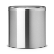 China Matte Steel Fingerprint Proof Touch Bin roestvrij staal afval binEB-P0078 fabrikant