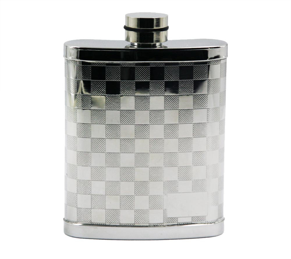 New design  texture Stainless Steel Hip Flask EB-HF004