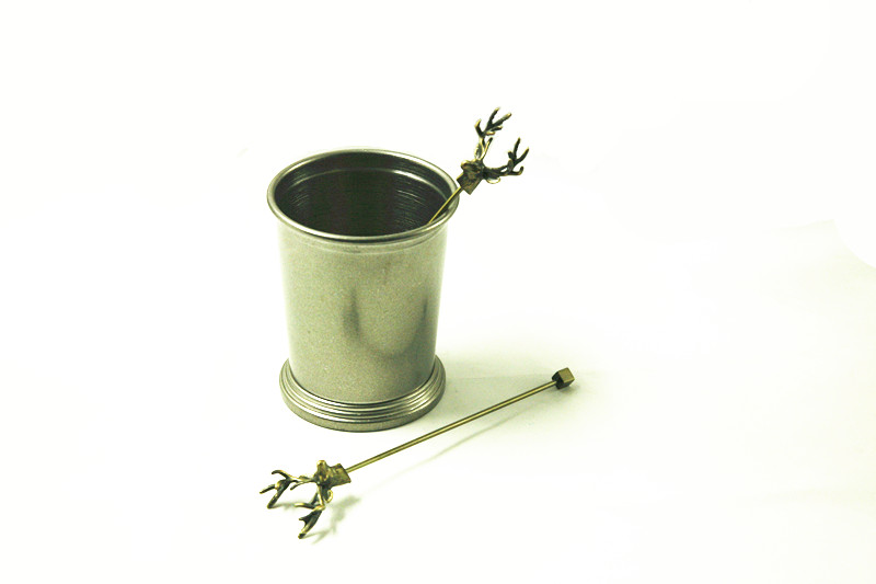 Stainless Steel Drink Stirrer with Deer Head manufacturers