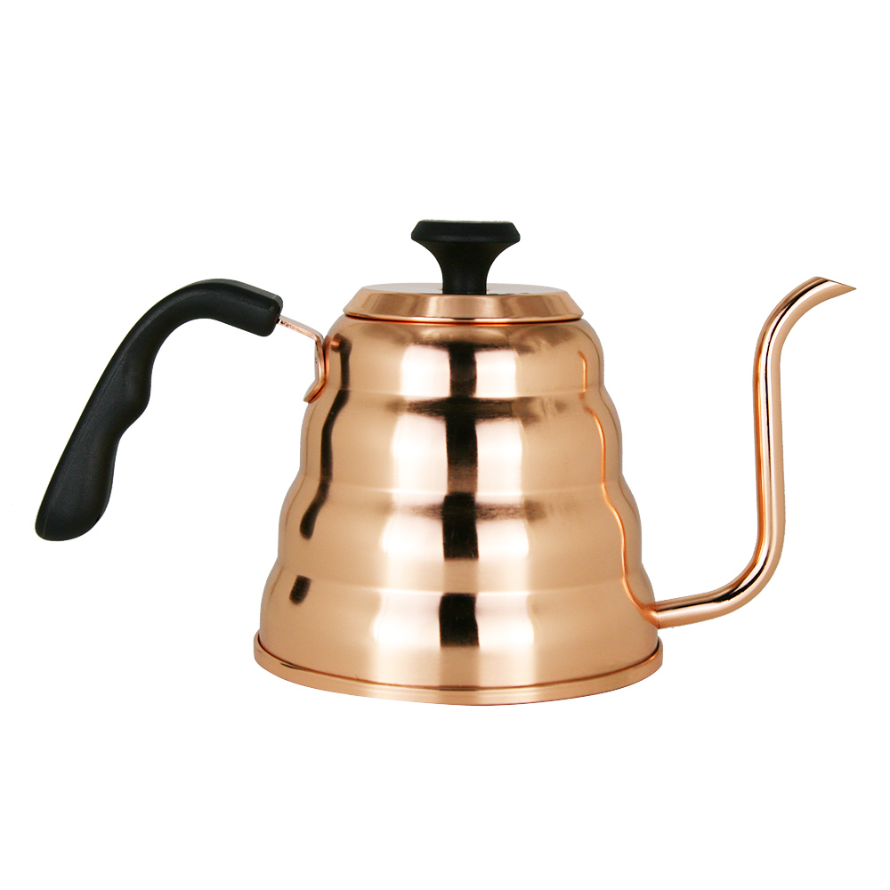 优质不锈钢铜倒在水壶咖啡滴水壶