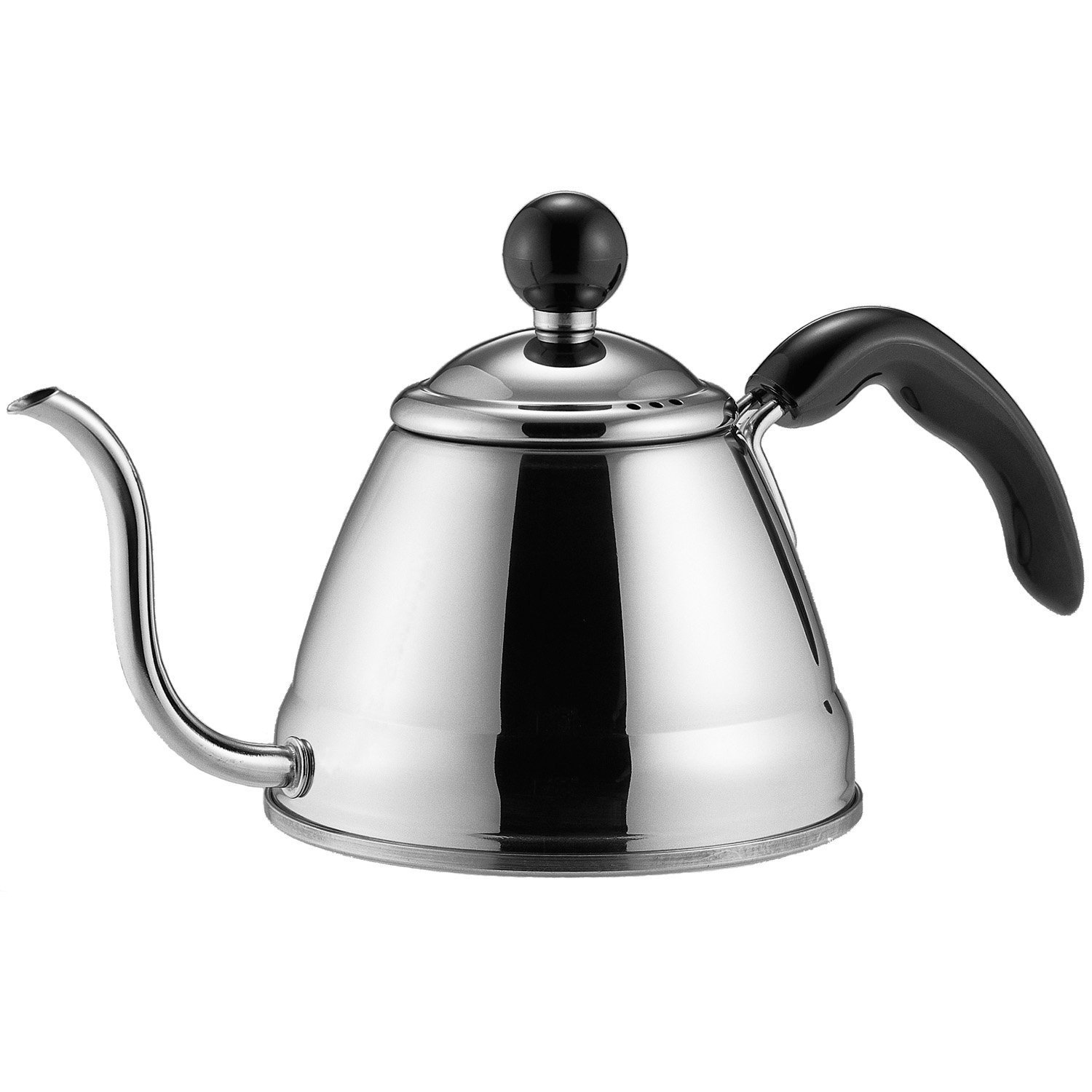 Canalón fino del cuello de cisne de la caldera del café del té del acero inoxidable de la calidad confiable para verter sobre el café