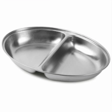 China Stainless Steel 2 Division Vegetable Dish manufacturer