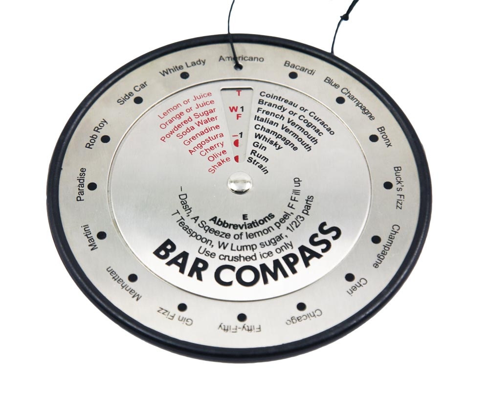 Stainless Steel Bar Compass para cócteles Arink Recetas EB-BT01