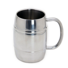 China Stainless Steel Coffee Mugs with Mirror Finish manufacturer