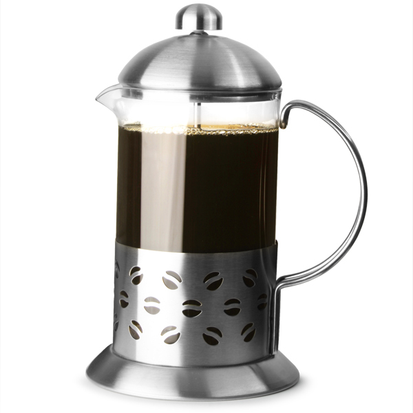 RVS Coffee Plunger Cafetiere 8 Beker