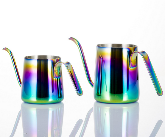 Caffettiera in acciaio inox commerci all'ingrosso Cina caffettiera azienda arcobaleno caffettiera produttore porcellana