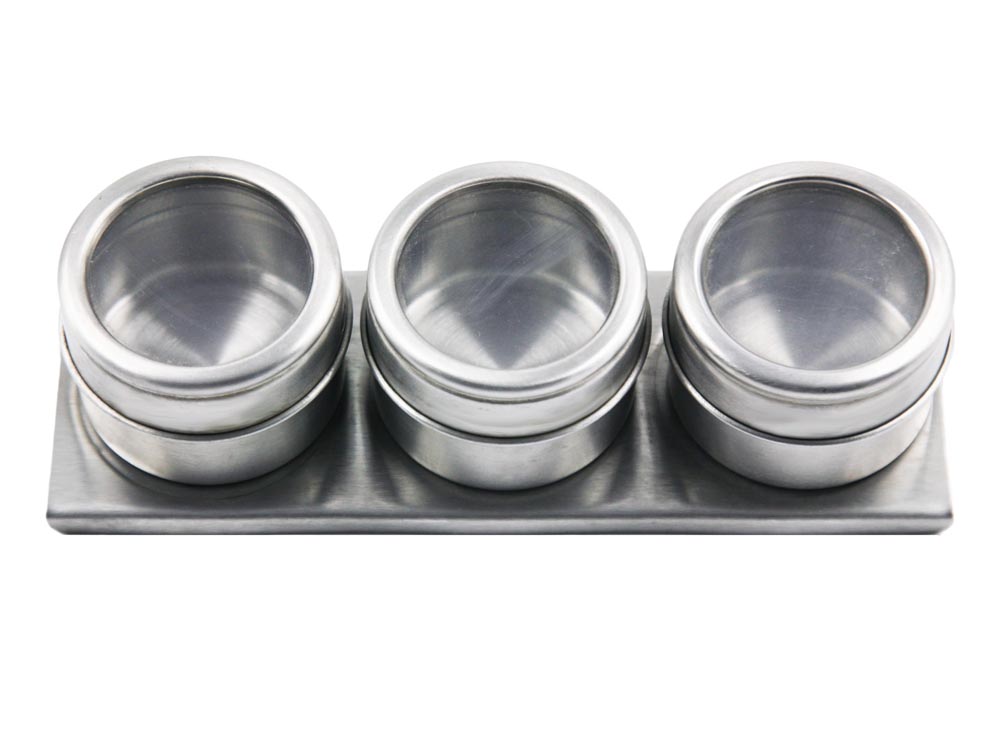 Stainless Steel Condimento Tempero Dispenser Box EB-CD001