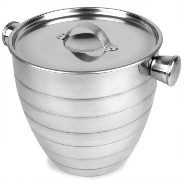 Stainless Steel Ice Bucket with Insulating lid