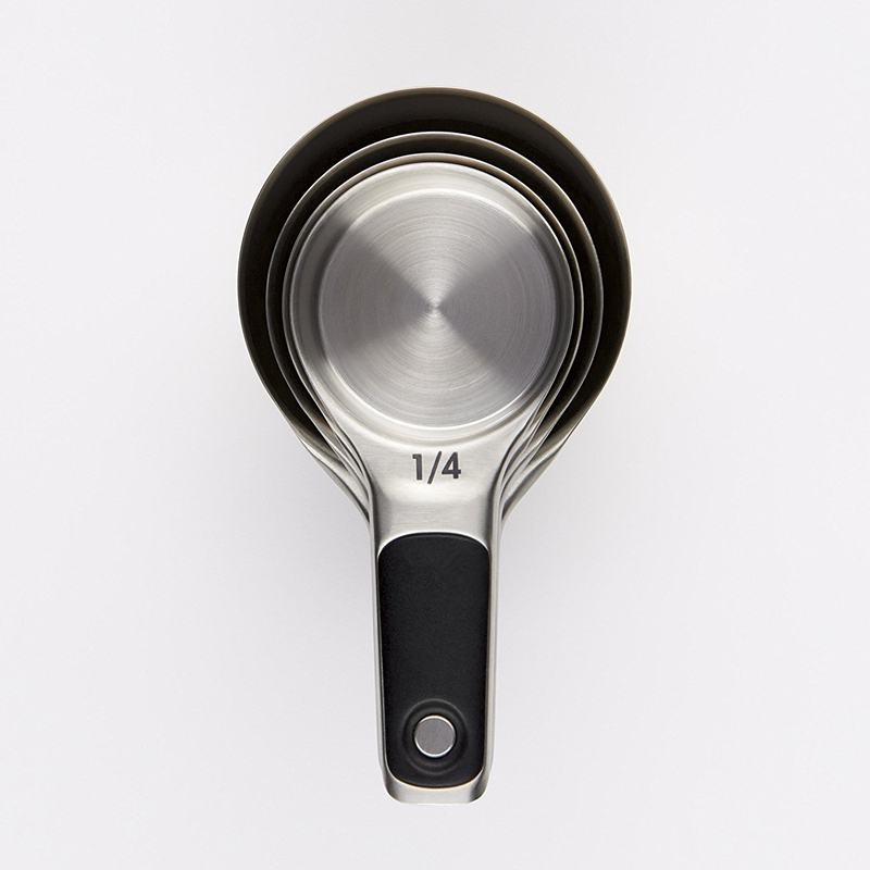 Stainless Steel Measuring Cups with Magnetic Snaps