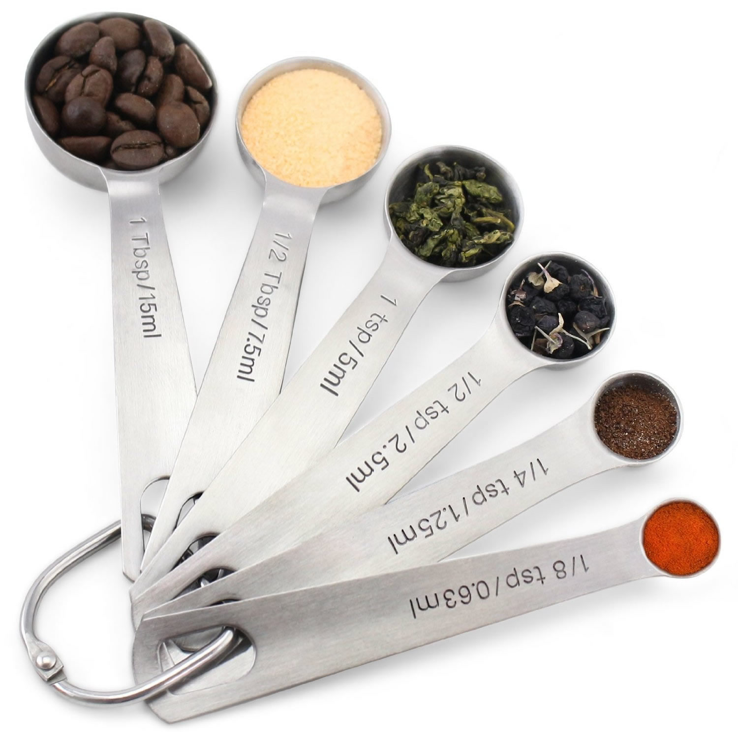 Stainless Steel Measuring Lepel Set Tespas