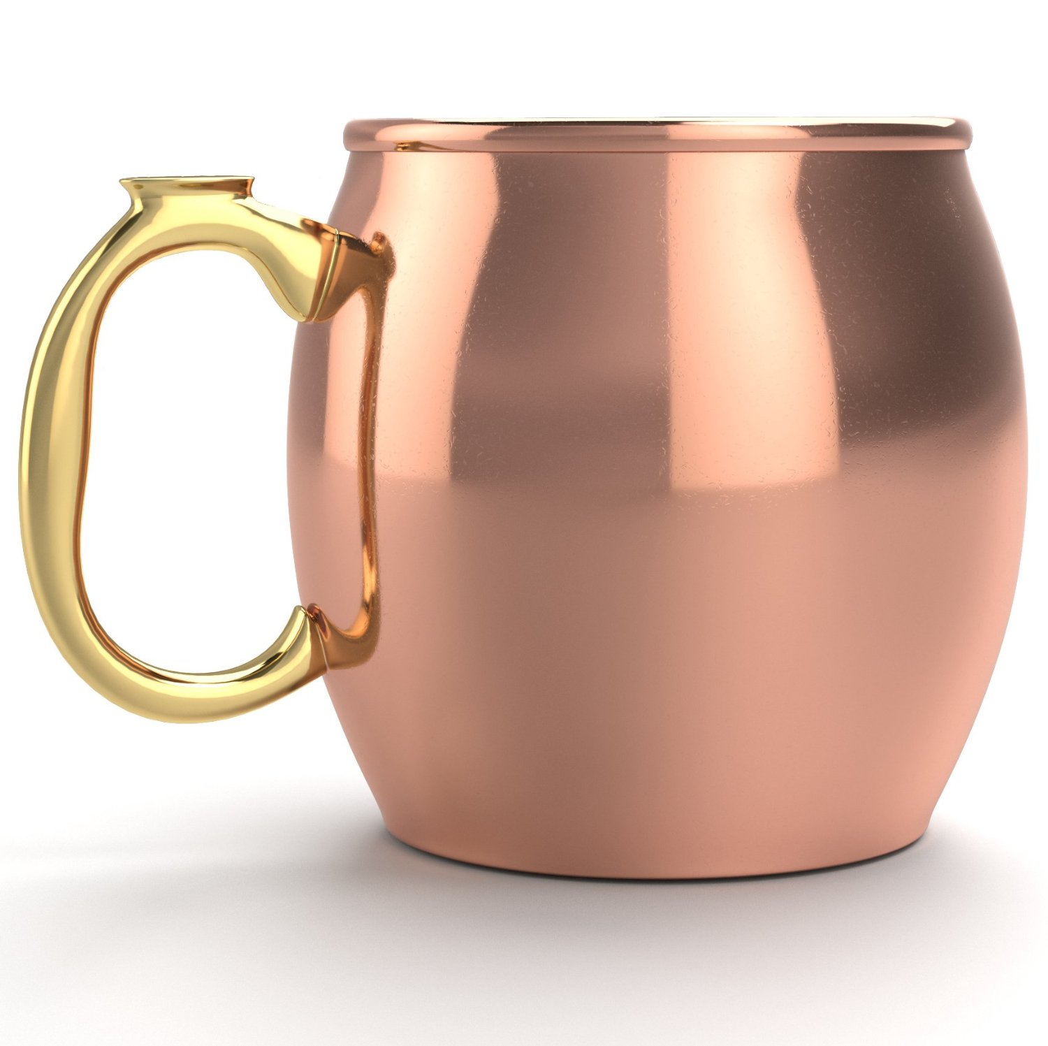 Stainless Steel Moscow Mule Mug Copper Plated Color