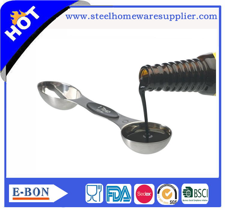 Stainless Steel Set of 5 Progressive Magnetic Measuring Spoons