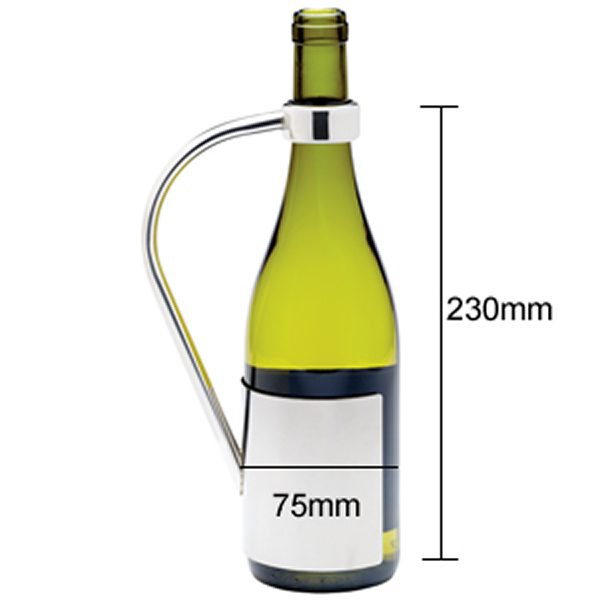 Stainless Steel Wine Bottle Holder & Pourer