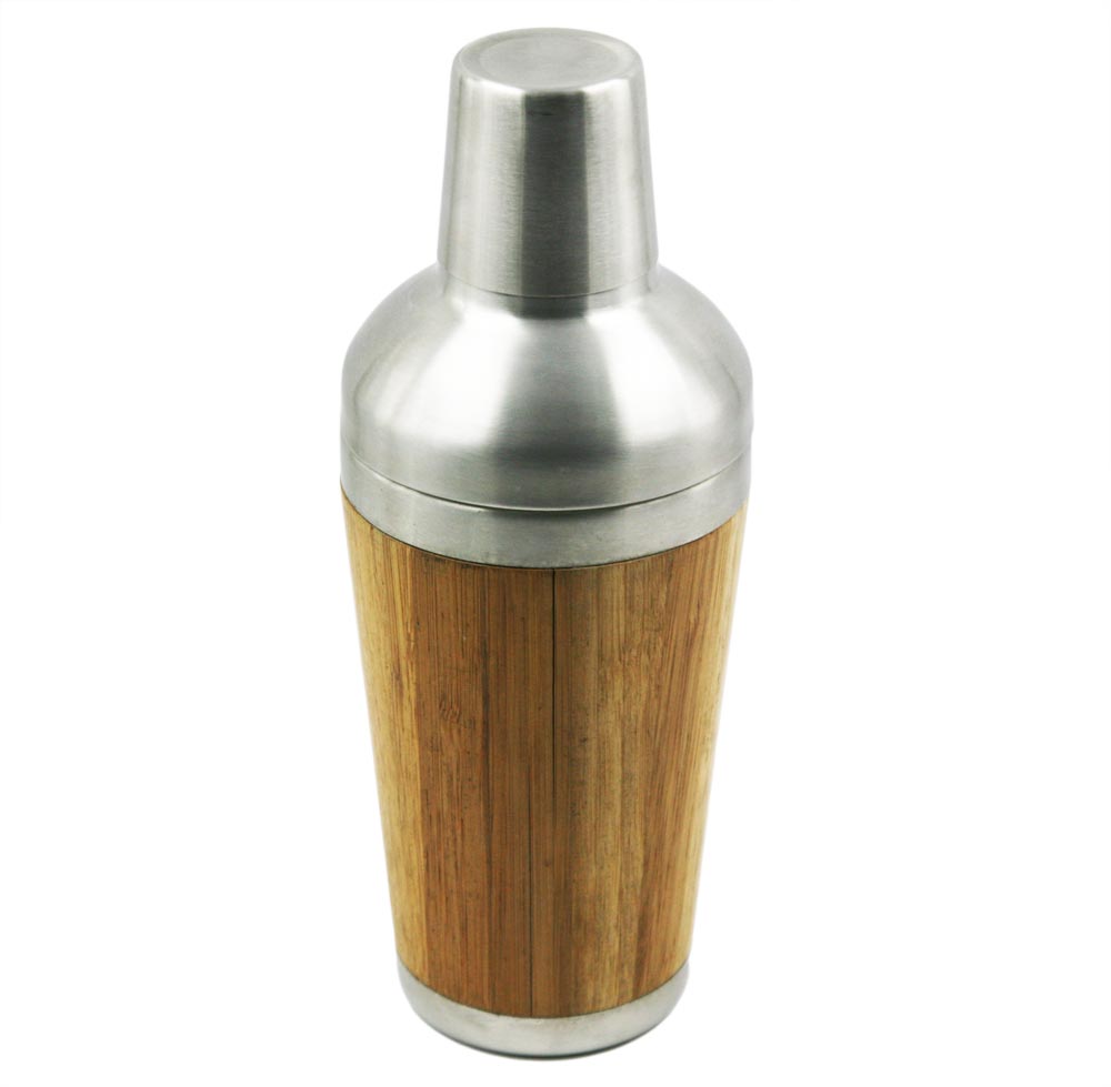 Roestvrij staal houtnerf Cocktail Shaker EB-B69