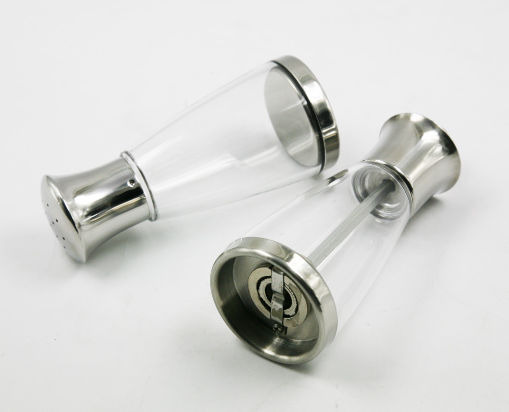 Stainless steel  Acrylic pepper  mill EB-SP56