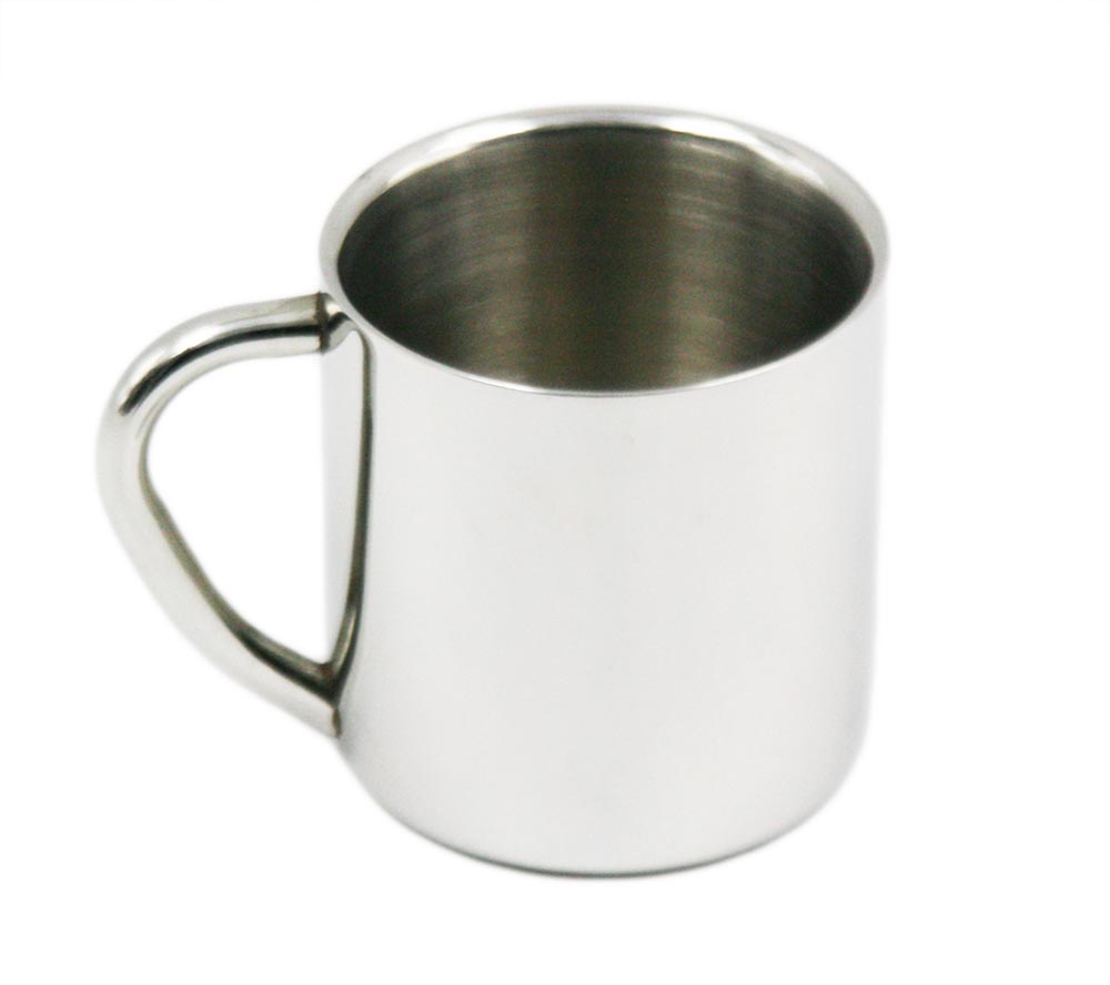 Нержавеющая сталь Кубок Пивная кружка Напиток чашки воды чашки Зеркало отделка EB-C53