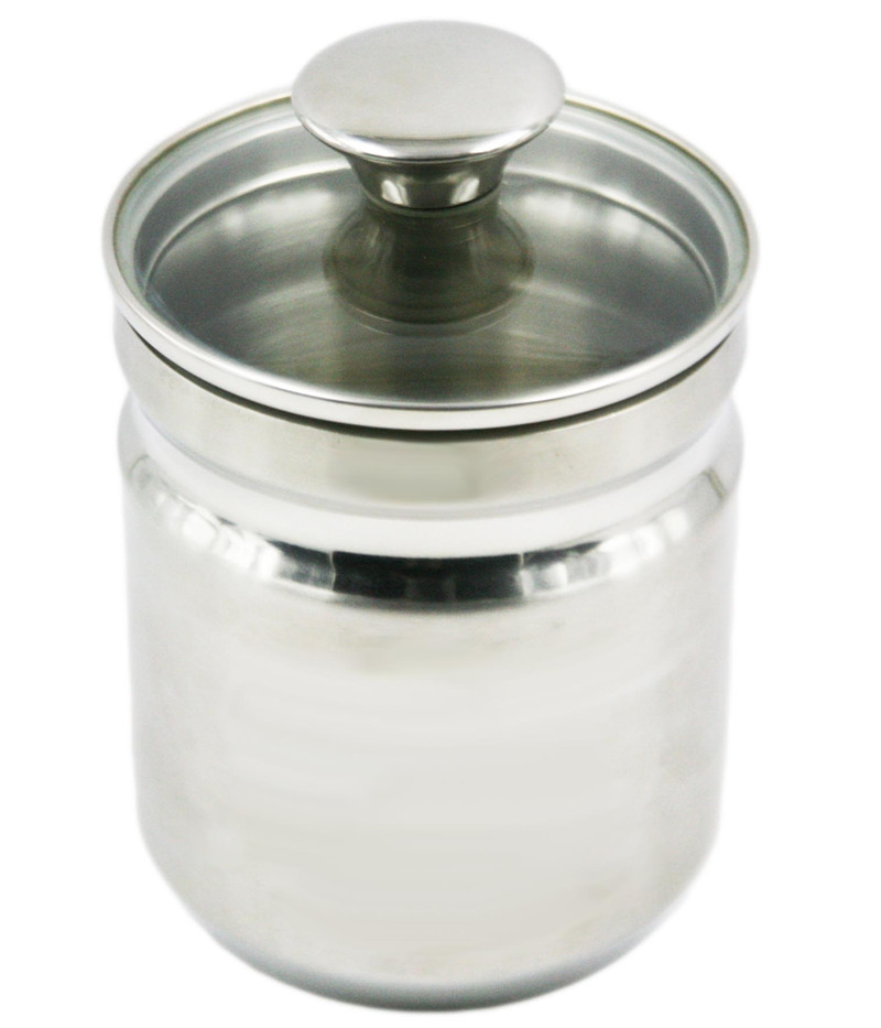 Edelstahl-Nahrungsmittelbehälter mit Griff Deckel Vorratsflasche EB-MF023