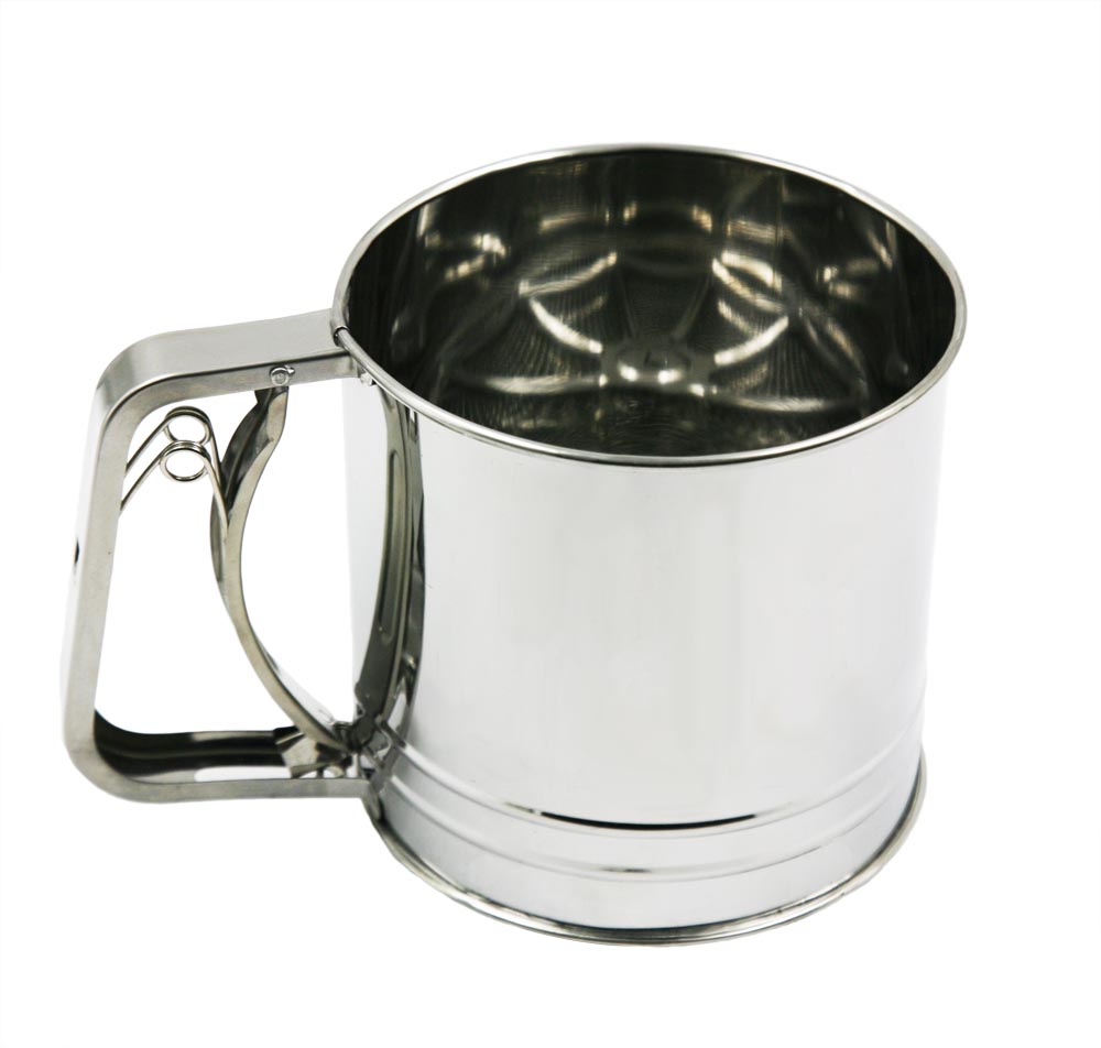 Stainless steel cup shape flour sifter mini  flour sieve EB-KA62
