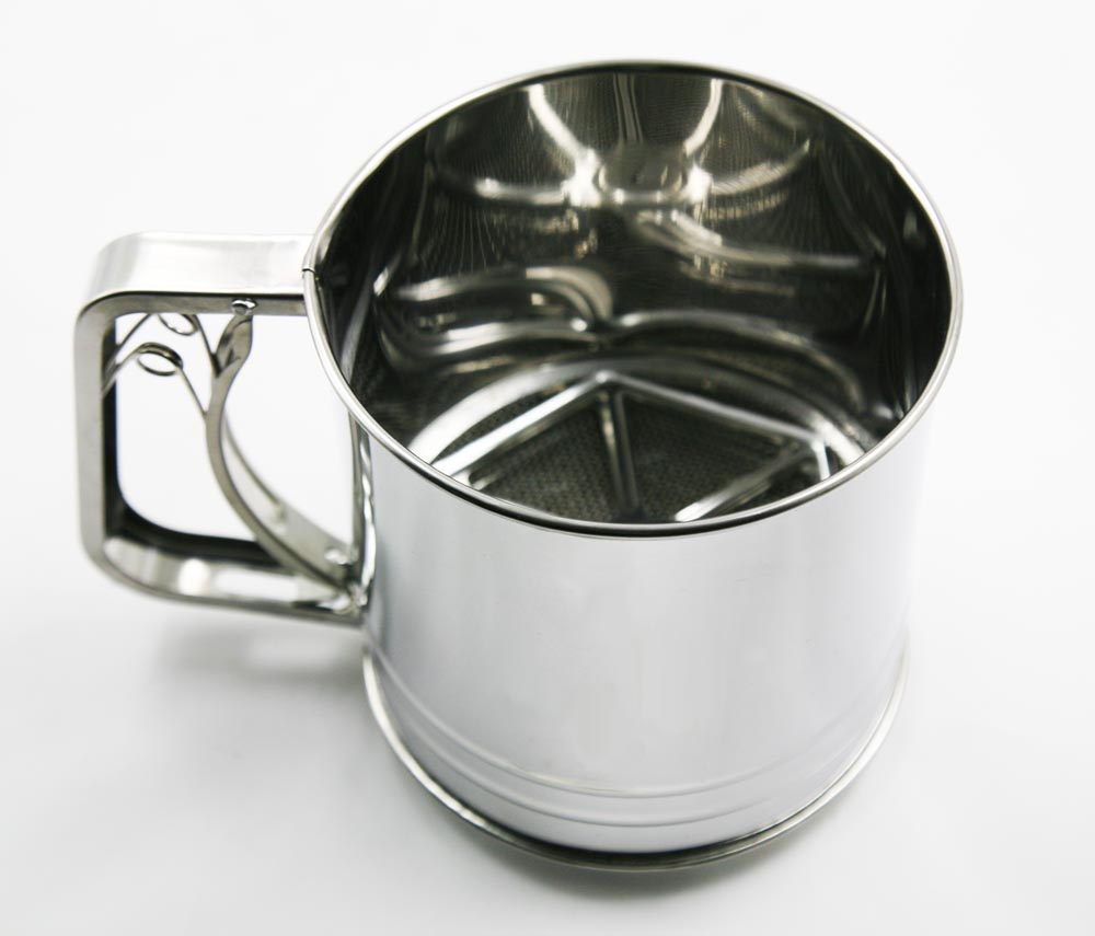 Stainless steel cup shape flour sifter mini  flour sieve EB-KA62
