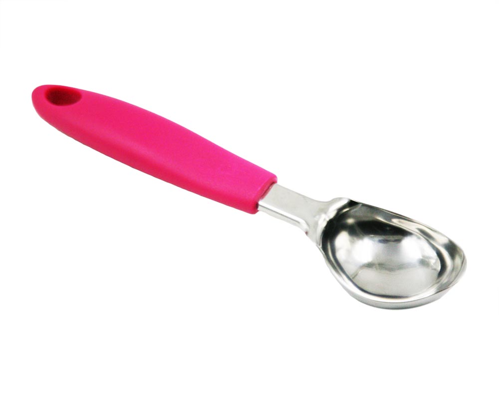 Stainless steel spoon ice cream Scoop with plastic handles  EB-TW44