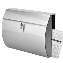 China new style stainless steel mail box against the wall manufacturer