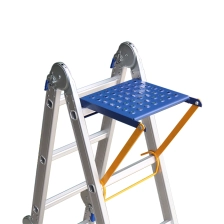 porcelana Plataforma de trabajo de aluminio XINGON para escalera multipropósito / plataforma AC para escalera MT fabricante