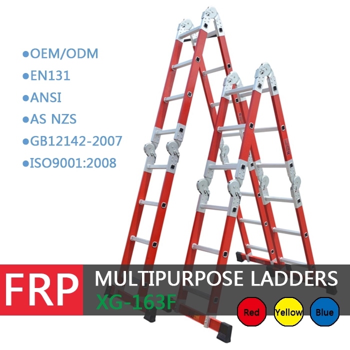 中国 Xingon heavy duty multi purpose folding step ladder fiberglass EN131 制造商