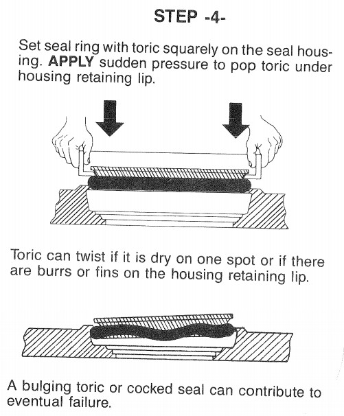 duo cone floating seal install